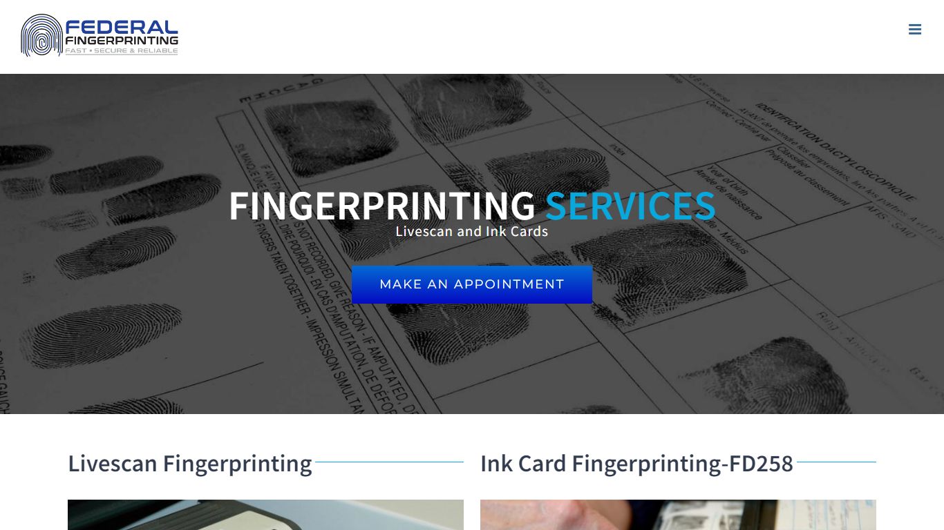 Fingerprinting Services - Federal Fingerprinting, Inc.